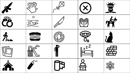 Power & Conflict Poetry Dual Coding Task