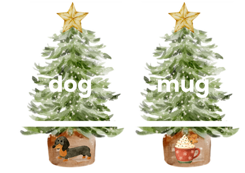 Christmas Tree CVC word and pciture match