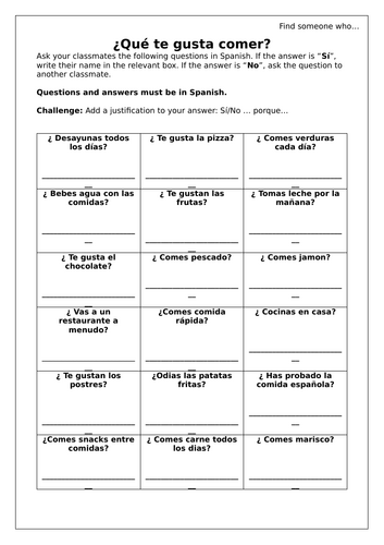 Spanish_ Find someone who_ different topics