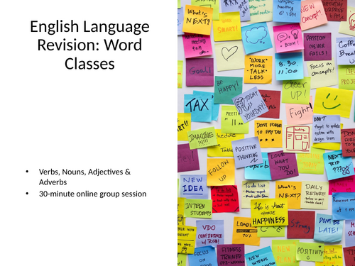 Online English Language Word Class