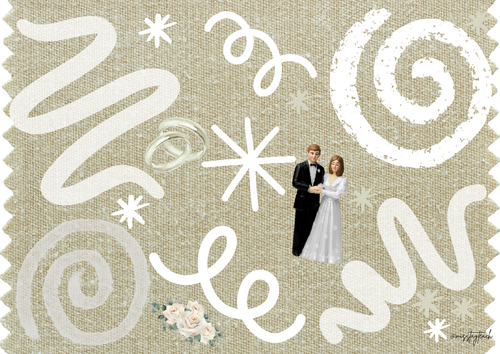 Wedding funky fingers