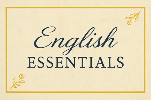 English Classroom Posters- Welcome & Essentials Pack
