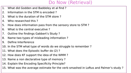 A-Level Psychology - Memory - Factors Affecting Eyewitness Testimony - Post Event Discussion