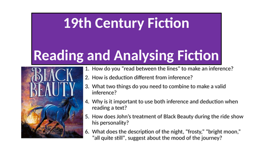 Black Beauty - Reading and Analysing Fiction