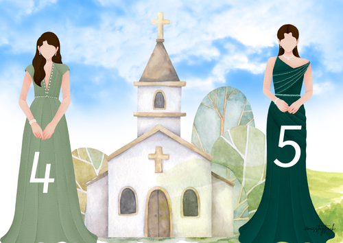 Wedding flower counting