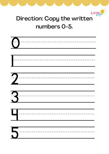 Write the Numbers 0 to 10 Worksheet – EYFS / KS1 Handwriting and Number Formation Practice