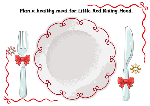 Plan a meal for Little Red Riding Hood | Teaching Resources