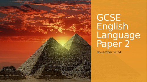 GCSE Eng Language paper 2 Nov 24 EGYPT