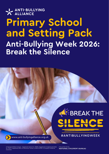 Anti-Bullying Week 2026 - Primary School & Youth Setting Pack