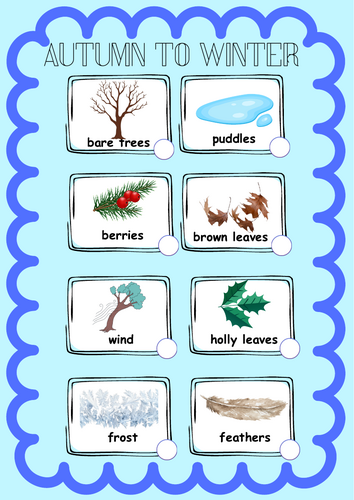 Autumn to winter welly walk checklist