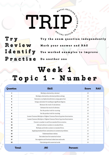 GCSE Maths Higher - Number Workbook (Grades 6-9)