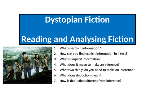 The Maze Runner - Reading and Analysing Fiction