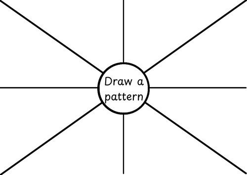 Draw a pattern - with pattern cards