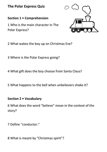 The Polar Express Quiz