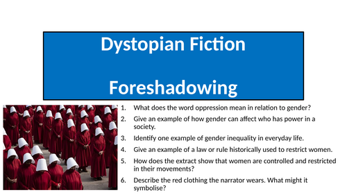 The Handmaids Tale - Foreshadowing