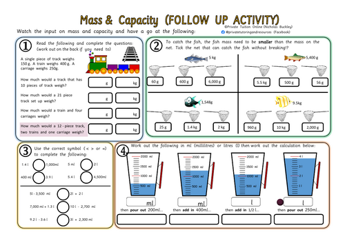Mass & Capacity (Year 5 / Year 6)