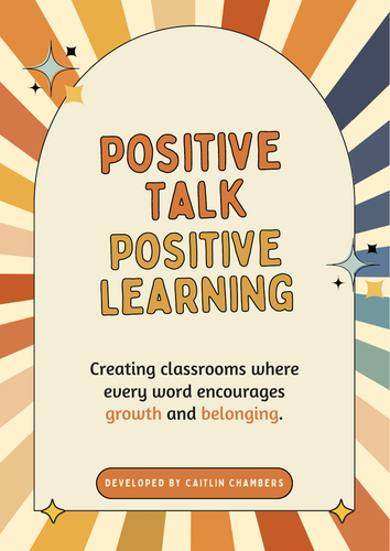TA Training Material - Positive Talk, Positive Learning