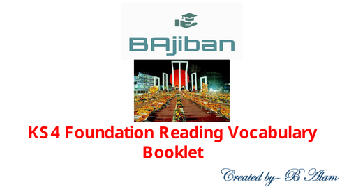 Year-11 Vocabulary Booklet