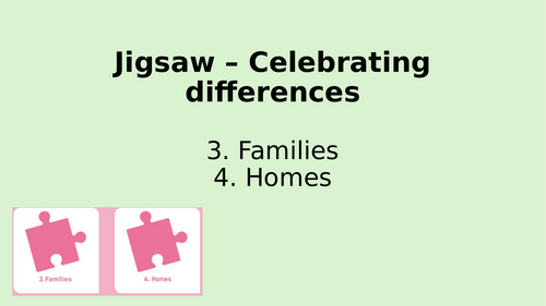 Jigsaw Celebrating differences