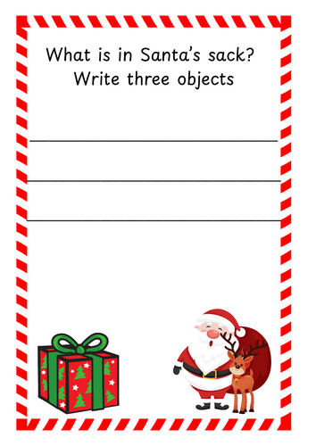 What's in Santa's sack?