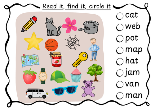 Read it, Find it, Circle It