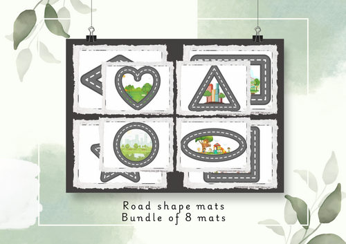 Road Shapes Mats – Set of 8 Shapes
