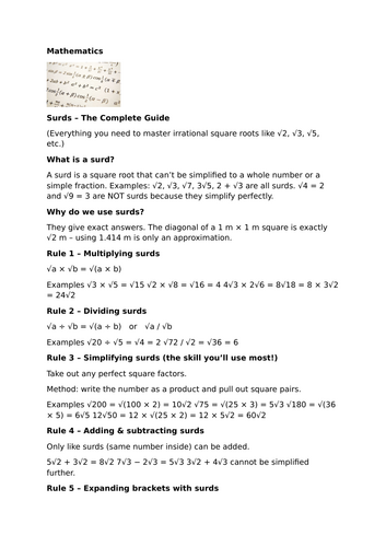 Surds