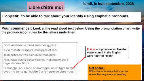 AQA GCSE French New Spec (2025) – Module 2: Mon clan, ma tribu | Theme 2 | Full Lesson Pack