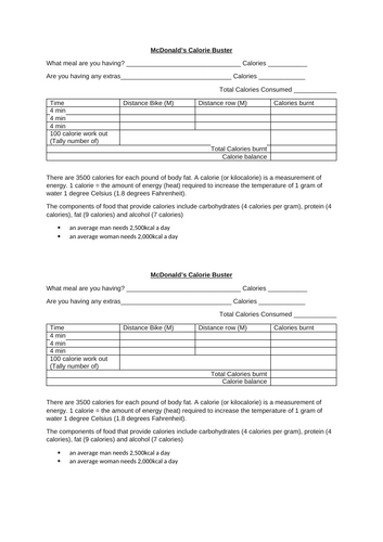 Calorie Buster workout