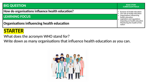 Health & Social Care Level 3 AAQ Unit 5 Promoting Health Education Full  Scheme of Lessons Pearsons