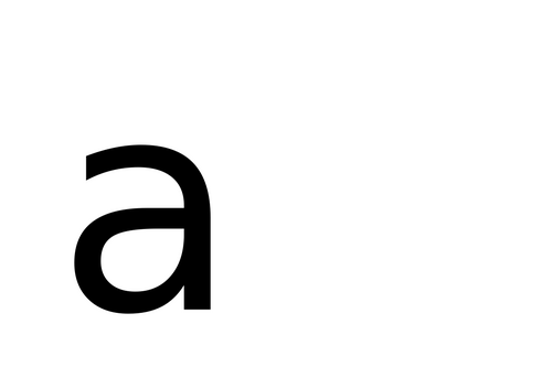 Large alphabet cards for classroom displays