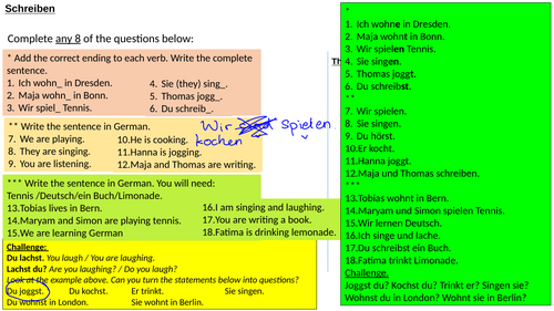 Wie bist du + present tense