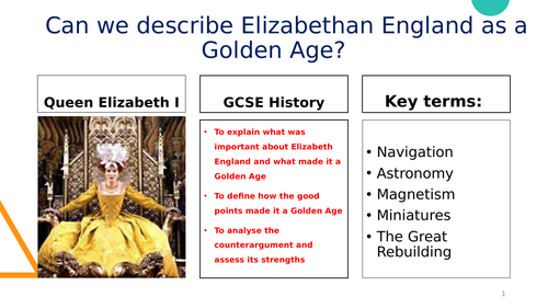 Elizabethan Golden Age