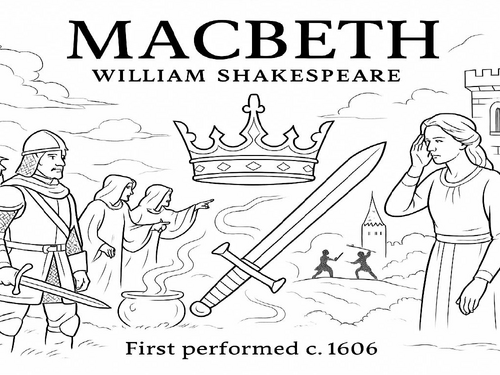 Macbeth coloring picture