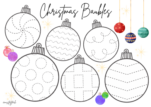 Christmas Bauble Tracing