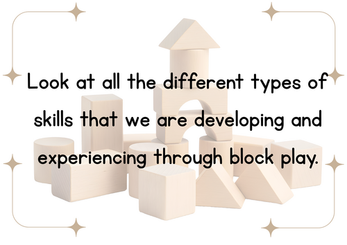 Block play display