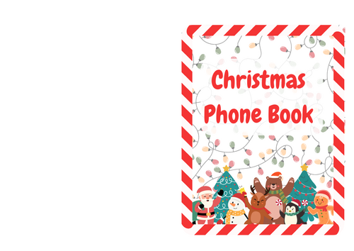 Christmas characters phone book