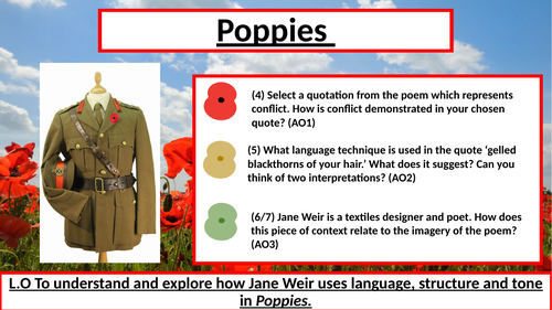 Poppies - Power and Conflict Anthology