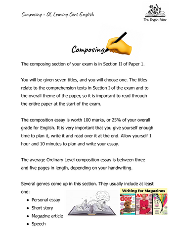 Composing - Leaving Cert OL