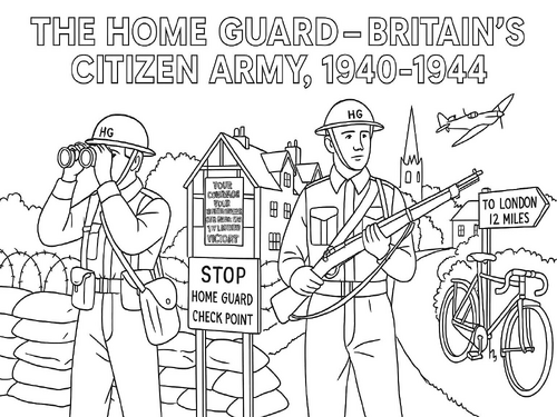 The Home Guard coloring picture