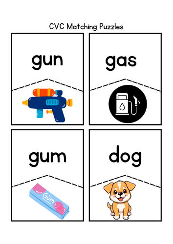 Master CVC Words: Hands-On Matching Puzzles!