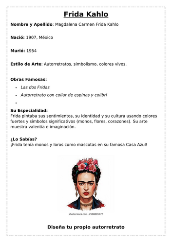 KS3 SPANISH: EL ARTE