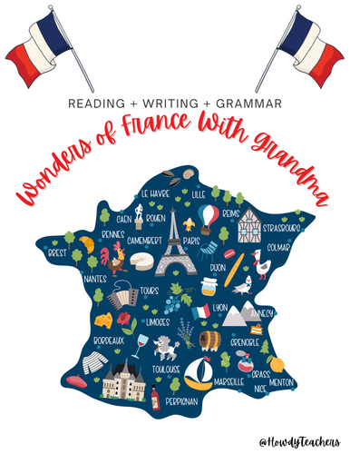 France Reading Comprehension + Grammar + Writing Bundle