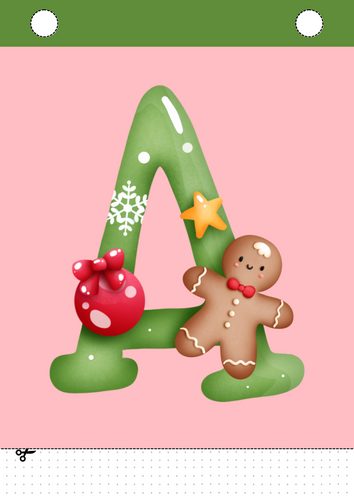 Versatile Christmas Alphabet Bunting (3 Styles!)