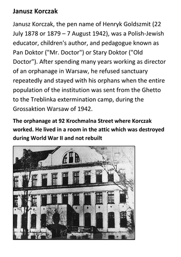 Janusz Korczak Handout