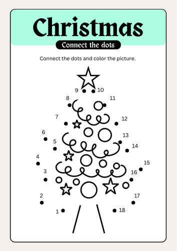 Connect the Dots Christmas Fun! (10+ Differentiated Pages)