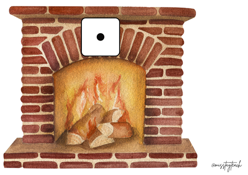 Fireplace Stocking Counting