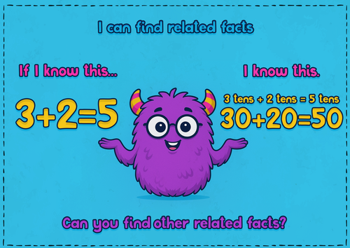 Maths- KS1: Related number facts