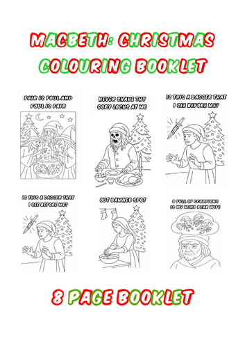 Macbeth Christmas Colouring Book