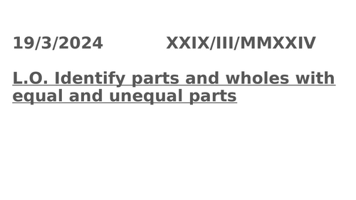 NCETM Unit 9 - Fractions Greater than 1